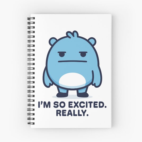 Item preview, Funny Sarcastic Blue Monster Graphic Sticker for Introverts designed and sold by DiNata.