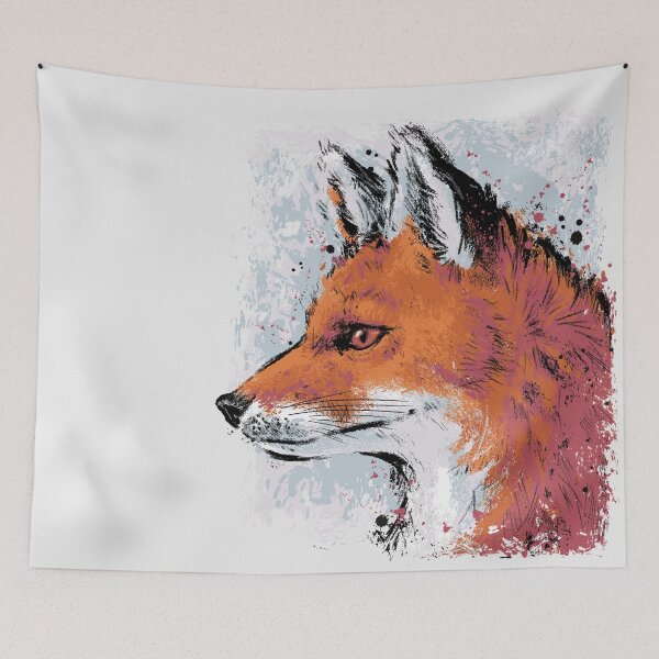 Item preview, Red Fox Side Profile Painting designed and sold by xMorfina.