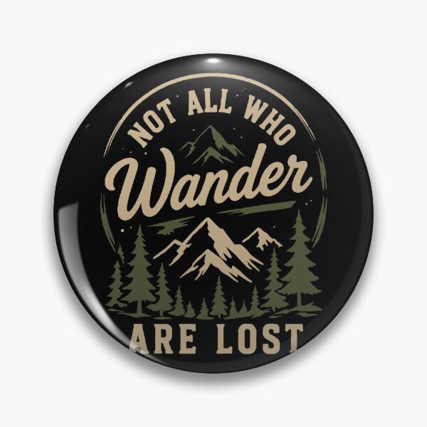 Item preview, Not All Who Wander Are Lost Vintage Hiking Adventure T-Shirt designed and sold by phsycartwork.