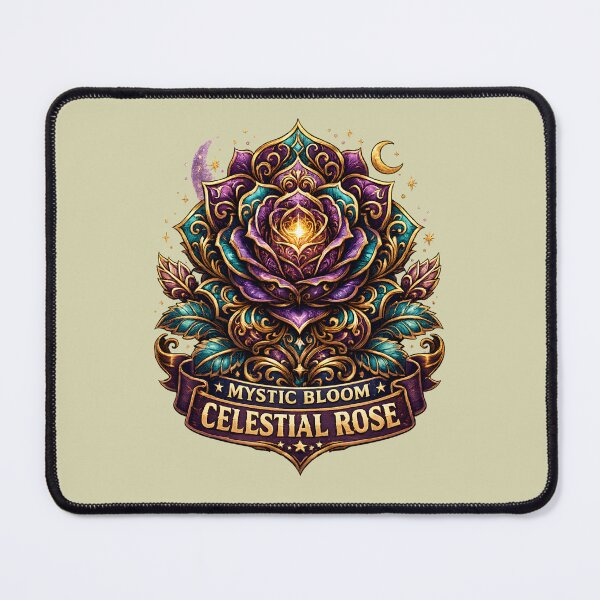 Item preview, Mystic Bloom Celestial Rose Fantasy Floral Design designed and sold by Nawi32.