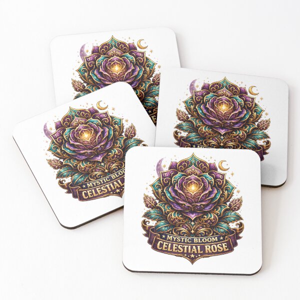Item preview, Mystic Bloom Celestial Rose Fantasy Floral Design designed and sold by Nawi32.