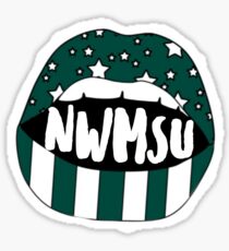 Northwest Missouri State University Lips Sticker
