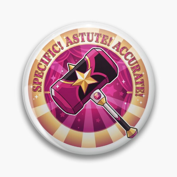 Item preview, "Specific Astute Accurate" Sardonyx Warhammer Sticker designed and sold by 0Zetgest.