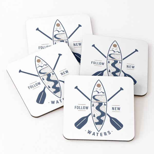 Item preview, Stylish kayak and paddles logo design. Adventure travel and exploration branding concept. designed and sold by Creative88Art.