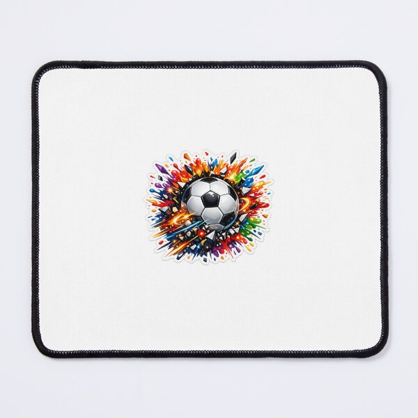 Item preview, Colorful Exploding Soccer Ball Sticker designed and sold by Arts121.