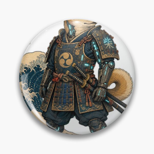 Item preview, Samurai Shiba Ukiyo-e Fusion designed and sold by kocha-014.