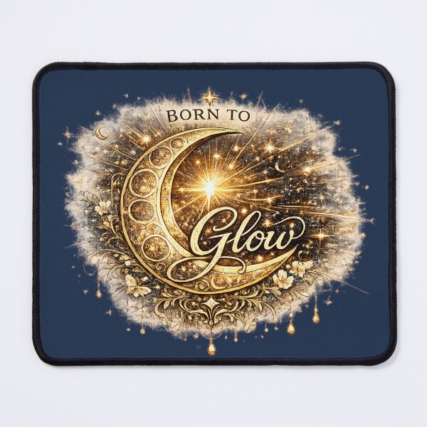 Item preview, Born to Glow | Celestial Moon Art designed and sold by 'VARI'.
