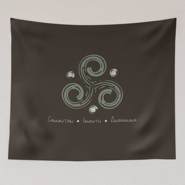 Item preview, Connection, Growth, & Awakening Celtic Spiral designed and sold by TheThankfulTyne.