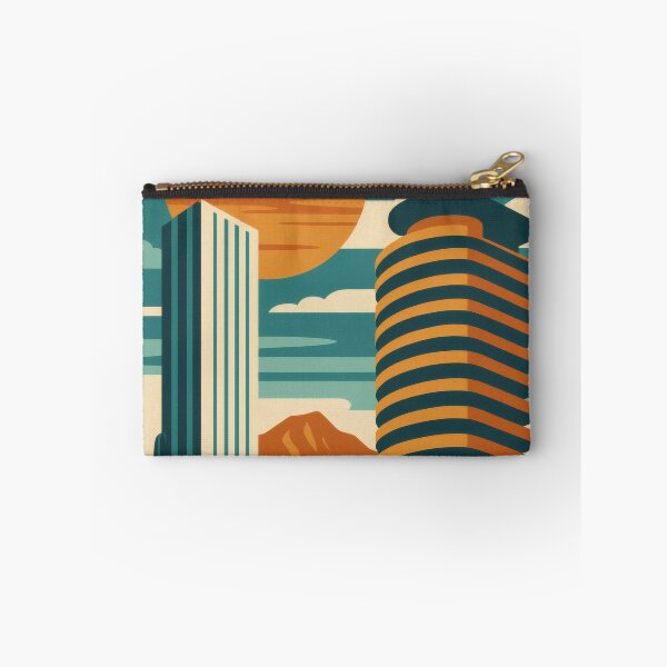 Item preview, Retro Pop Art Poster Illustration of Phoenix | Bold Desert City Print with Camelback Mountain, Saguaro Cacti & Southwestern Skyline | Vintage Arizona Travel Wall Art Decor designed and sold by PaintedPixels01.