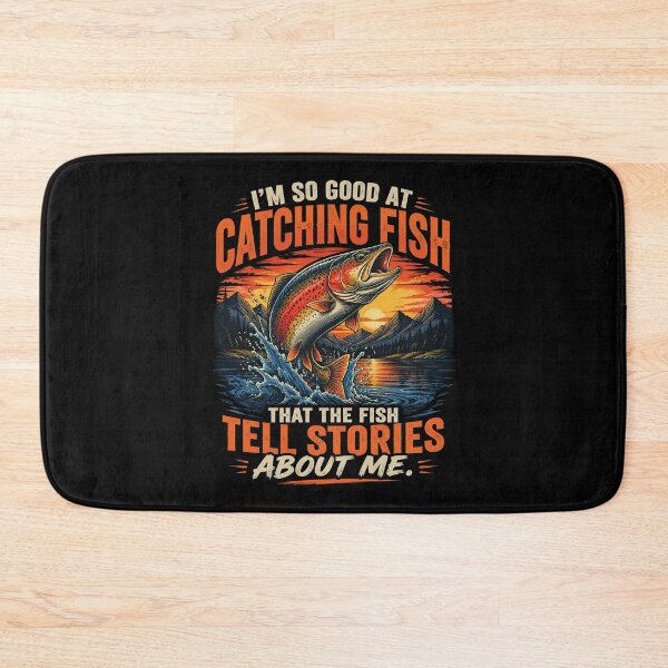 Item preview, So Good At Catching Fish Rainbow Trout Fishing Fisherman designed and sold by OlakunleOloroz.
