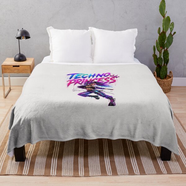 Item preview, Techno princess rave music design designed and sold by DAX4ART.
