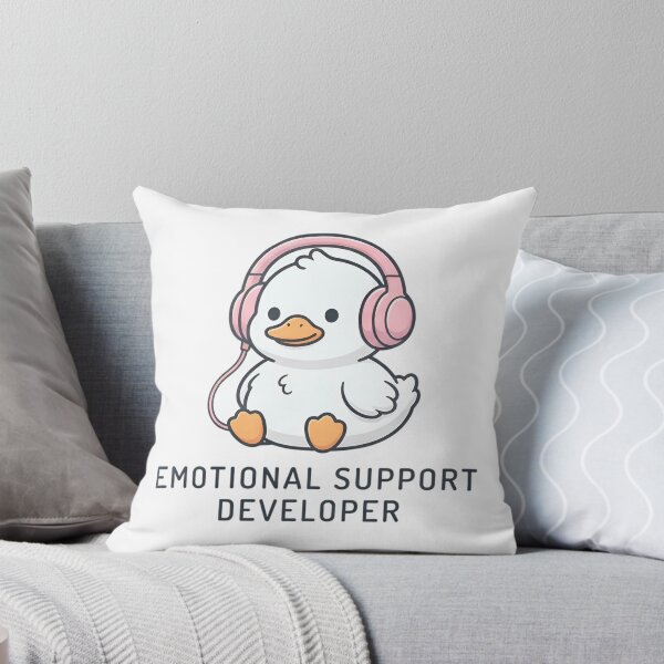 Item preview, Emotional Support Developer Kawaii Duck Coding Graphic Tee designed and sold by TechBro67.