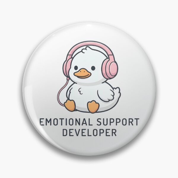 Item preview, Emotional Support Developer Kawaii Duck Coding Graphic Tee designed and sold by TechBro67.
