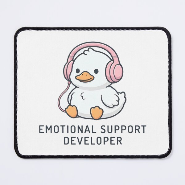 Item preview, Emotional Support Developer Kawaii Duck Coding Graphic Tee designed and sold by cute stuff too.