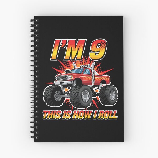 Item preview, I'm 9 This Is How I Roll Monster Truck Birthday Boy Nine Year Old designed and sold by PopStars1993.