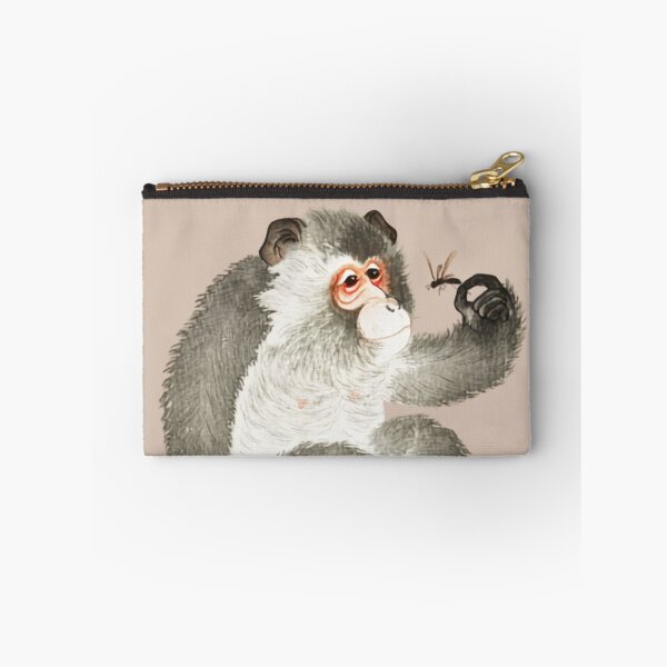 Item preview, Japanese Animal Art  - Monkey - Modern Ukiyo-e  - Japandi,  Greige designed and sold by Black Swallow.
