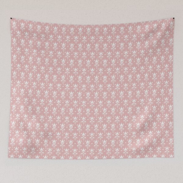 Item preview, Vintage Pink French Damask designed and sold by LouieVanille.