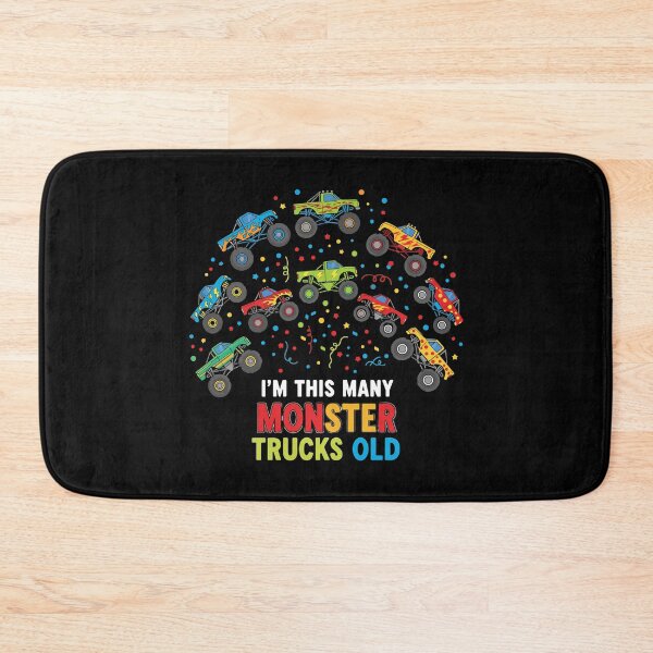 Item preview, I'm This Many Monster Trucks Old Kids Birthday Party Age designed and sold by PopStars1993.