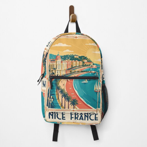 Item preview, Nice France Vintage Travel Poster designed and sold by Bomax121.