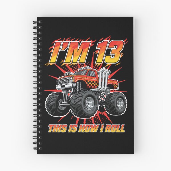 Item preview, I'm 13 This Is How I Roll Thirteenth Birthday Monster Truck Boy designed and sold by PopStars1993.