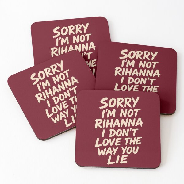Item preview, Sorry I'm Not Rihanna Quote designed and sold by SUreal Studio.