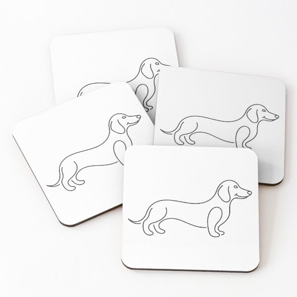 Item preview,  Dachshund Elegant Line Art Gift designed and sold by OneLine Studio.