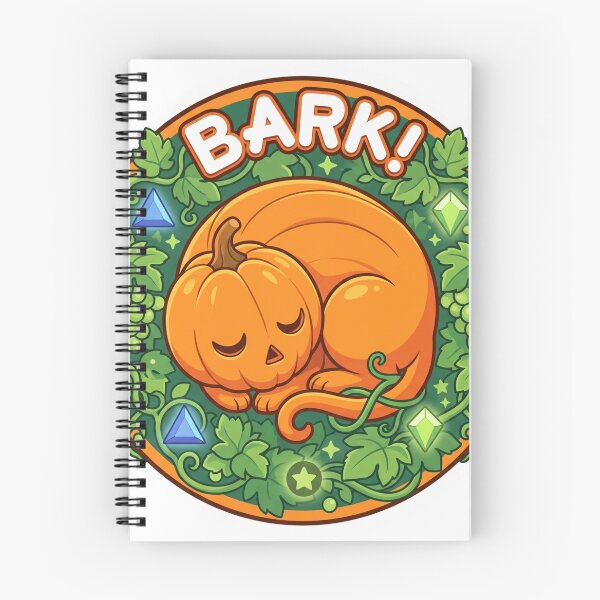 Item preview, "Bark!" Sleeping Pumpkin SU Sticker designed and sold by 0Zetgest.