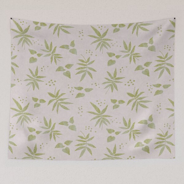 Item preview, Textured Botanical Scatter - dcd0d0 designed and sold by knitetgantt.