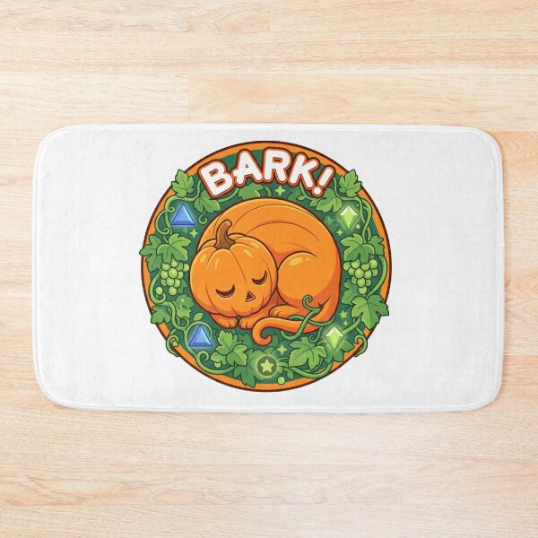 Item preview, "Bark!" Sleeping Pumpkin SU Sticker designed and sold by 0Zetgest.