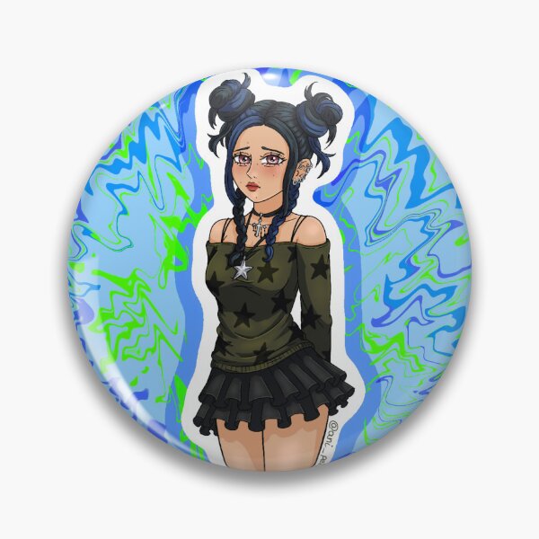Item preview, Copy of Pinterest girl designed and sold by ani_peliazull_art.