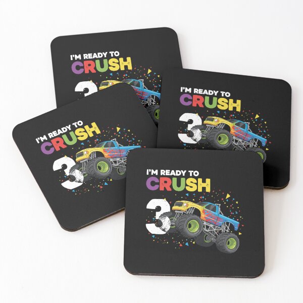 Item preview, I'm Ready To Crush 3 Monster Truck Third Birthday For Kids designed and sold by PopStars1993.