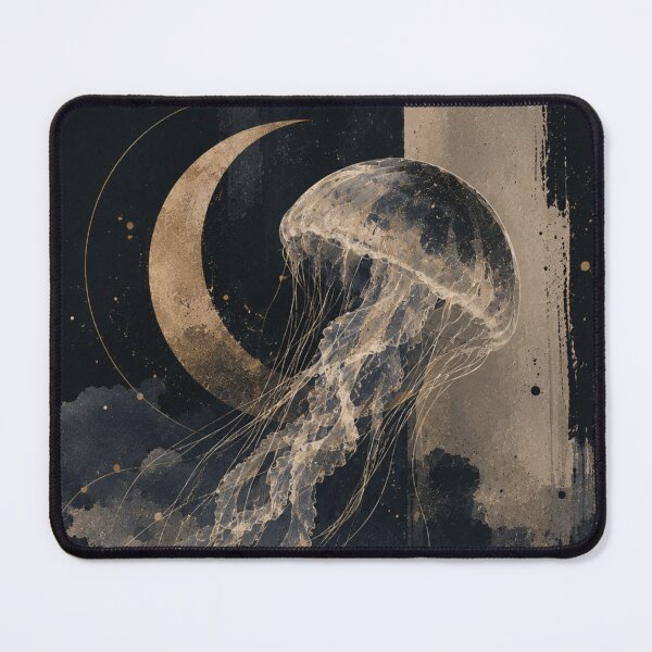 Item preview, Midnight Drift Jellyfish Art designed and sold by tmoca.