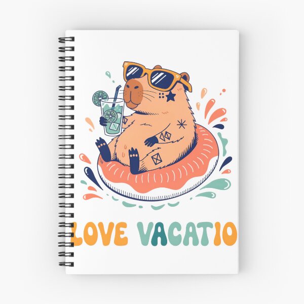 Item preview, Cute cartoon bear relaxing on inflatable ring. Playful vacation and summer fun illustration. designed and sold by Creative88Art.