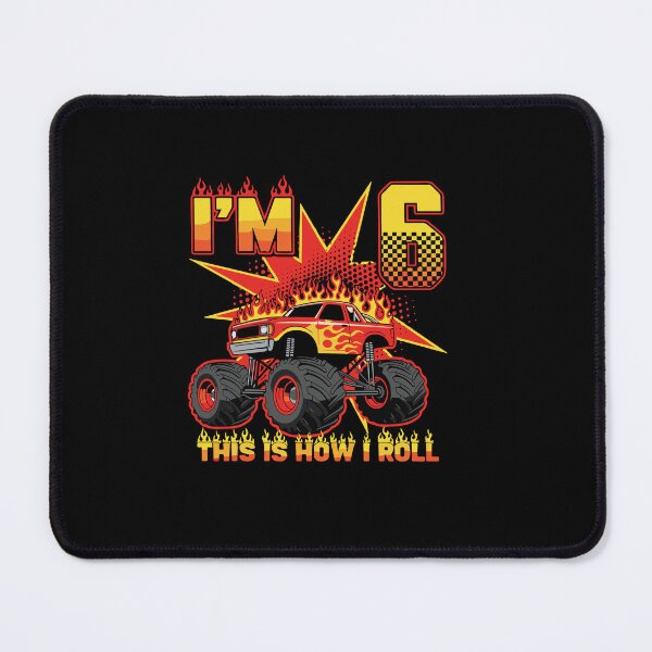 Item preview, I'm 6 This Is How I Roll Monster Truck Birthday Boy Kids designed and sold by PopStars1993.