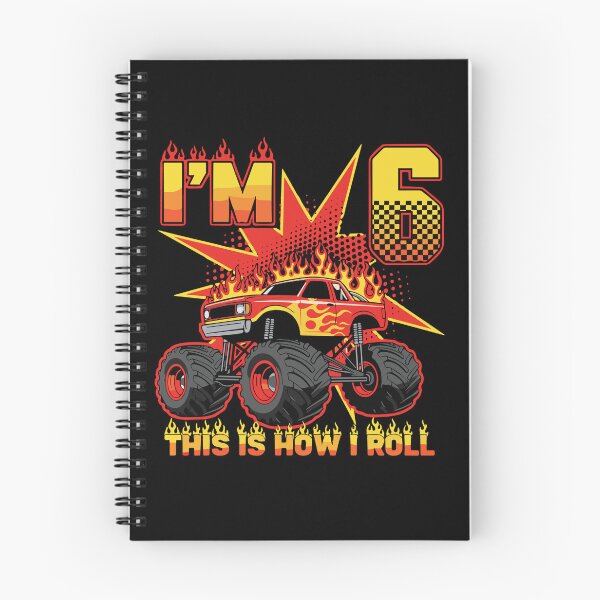Item preview, I'm 6 This Is How I Roll Monster Truck Birthday Boy Kids designed and sold by PopStars1993.