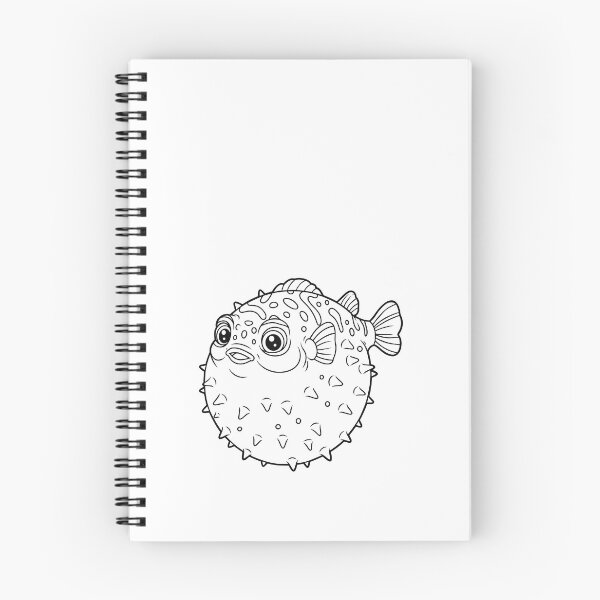 Item preview, Cute Pufferfish Cartoon Ocean Illustration designed and sold by ArtPer-design.