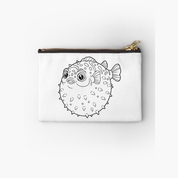 Item preview, Cute Pufferfish Cartoon Ocean Illustration designed and sold by ArtPer-design.