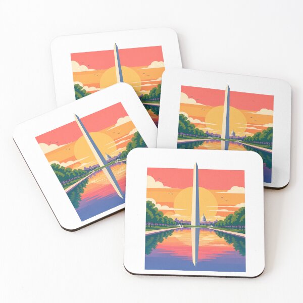 Item preview, Washington Monument Sunset – Reflecting Pool Glow designed and sold by Fenay Designs.