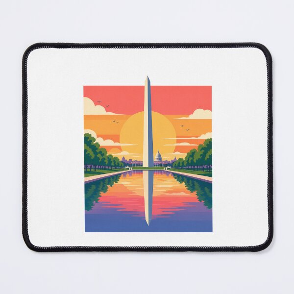 Item preview, Washington Monument Sunset – Reflecting Pool Glow designed and sold by Fenay Designs.