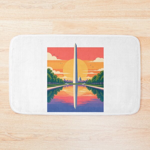 Item preview, Washington Monument Sunset – Reflecting Pool Glow designed and sold by Fenay Designs.