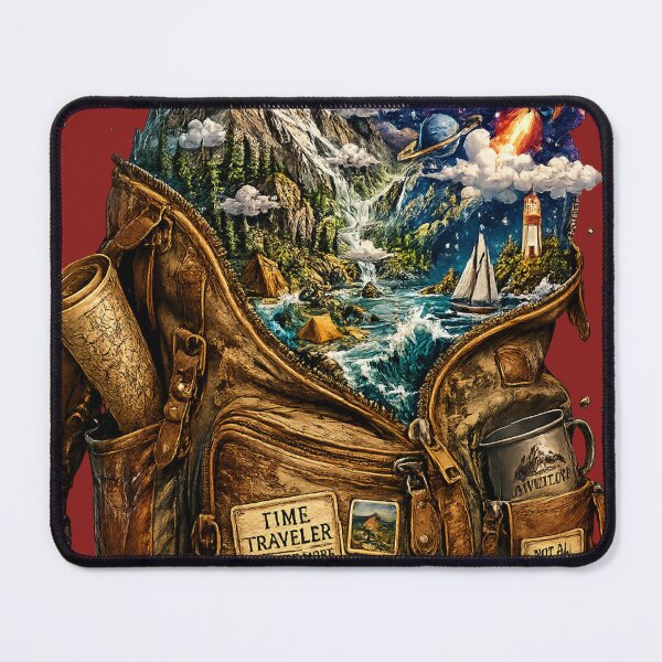 Item preview, Time Traveler | Sci-Fi Typography Design designed and sold by VasiArtLab.