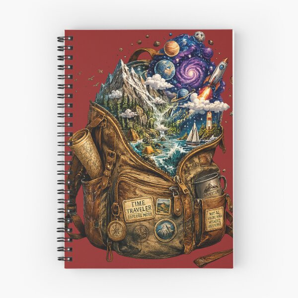 Item preview, Time Traveler | Sci-Fi Typography Design designed and sold by VasiArtLab.