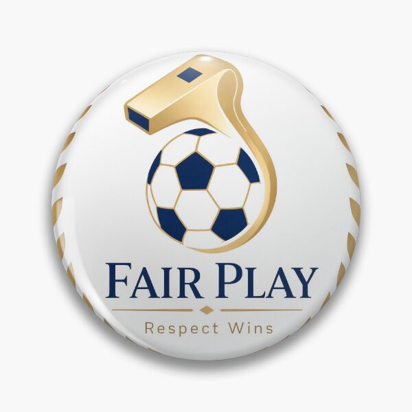 Item preview, Elegant fair play logo featuring soccer ball and laurel wreath. Golden sports emblem for tournaments, leagues, or ethical branding. designed and sold by Creative88Art.