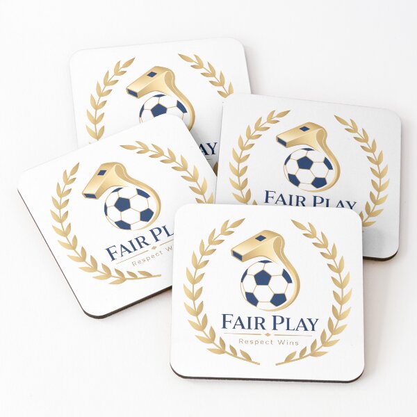 Item preview, Elegant fair play logo featuring soccer ball and laurel wreath. Golden sports emblem for tournaments, leagues, or ethical branding. designed and sold by Creative88Art.