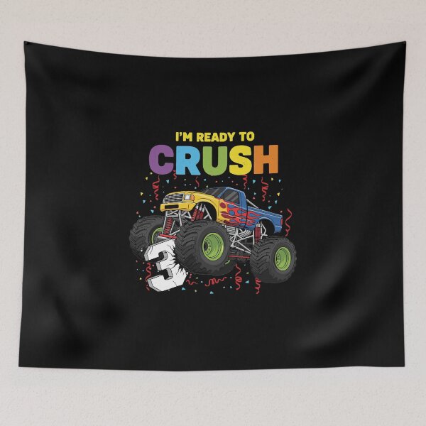 Item preview, I'm Ready To Crush Monster Truck Third Birthday Boy designed and sold by PopStars1993.