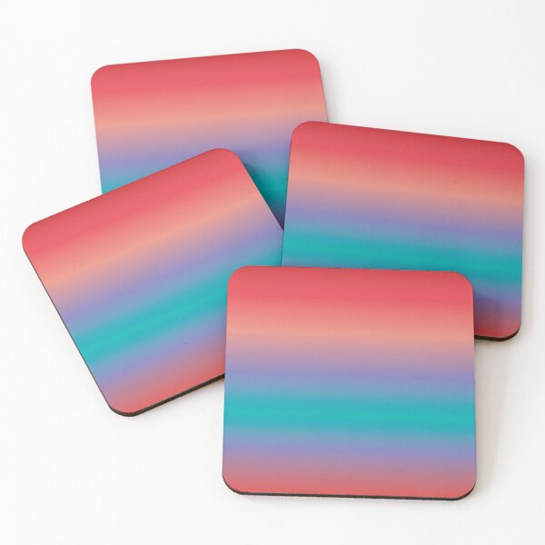 Item preview, Symmetrical Retro Red Teal and Purple Gradient designed and sold by BetweenForms.