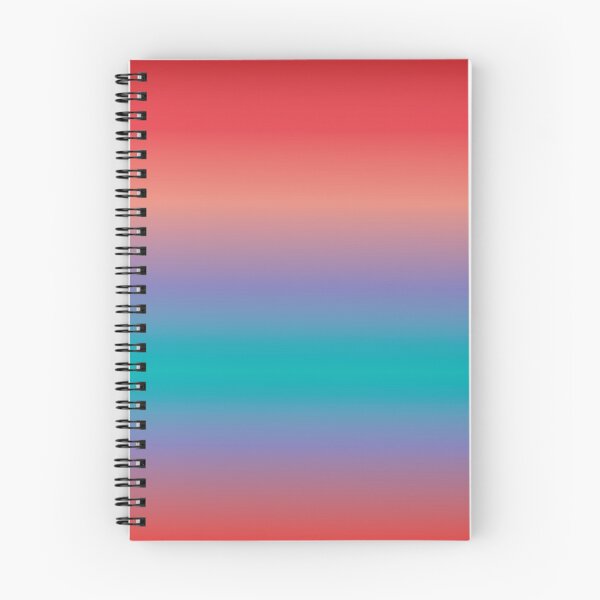 Item preview, Symmetrical Retro Red Teal and Purple Gradient designed and sold by BetweenForms.