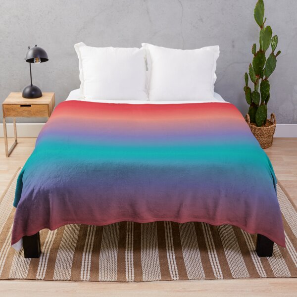 Item preview, Symmetrical Retro Red Teal and Purple Gradient designed and sold by BetweenForms.