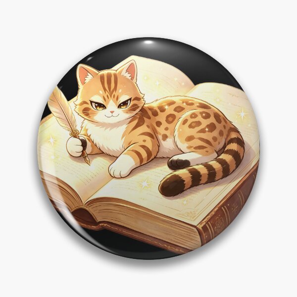 Item preview, The Celestial Bookworm - Cute Felis Nigripes Wizard Reading designed and sold by ABYSSLAB.