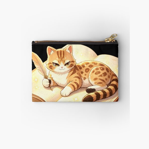 Item preview, The Celestial Bookworm - Cute Felis Nigripes Wizard Reading designed and sold by ABYSSLAB.